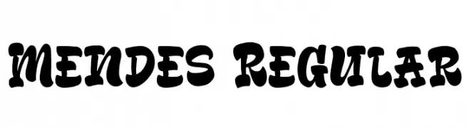 Mendes Regular  Free Fonts Download