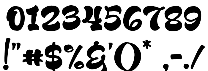 Mendes Regular Font OTHER CHARS