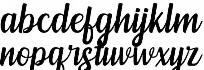 Mendoan Script Polices MINUSCULES