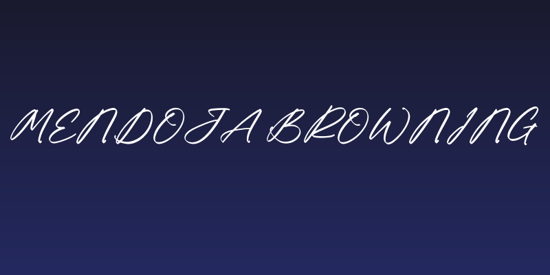 Mendoja Browning Social Header