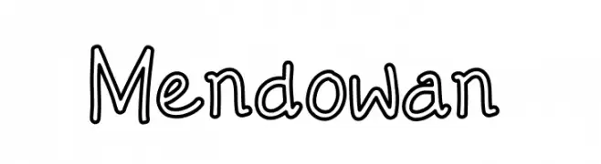 Mendowan  font caratteri gratis