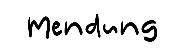 Mendung  Descarca Fonturi Gratis