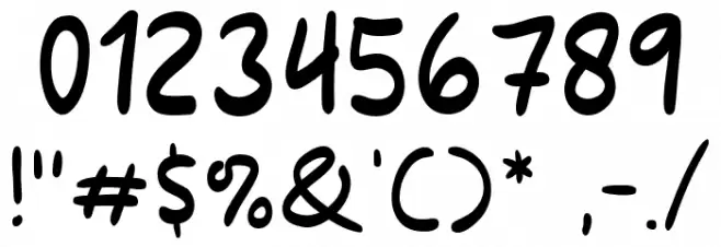 Mendung Font OTHER CHARS