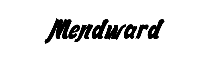 Mendward  नि: शुल्क फ़ॉन्ट्स डाउनलोड
