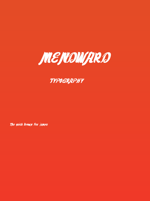 Mendward Poster