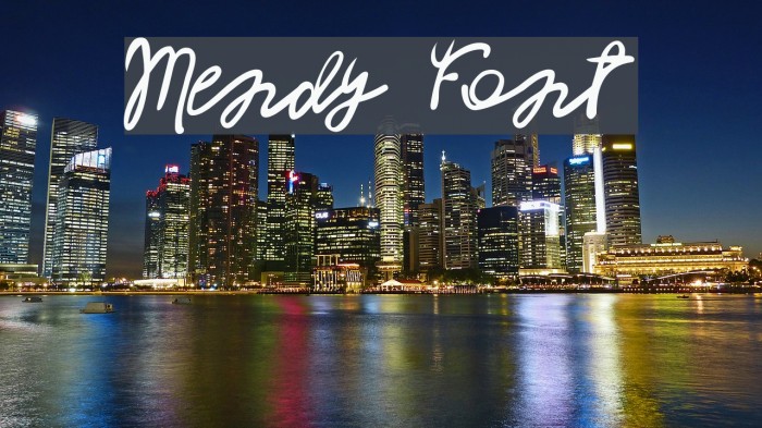 Mendy Font examples