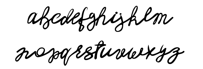 Mendy Font LOWERCASE