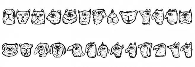 Menge Regular Font OTHER CHARS