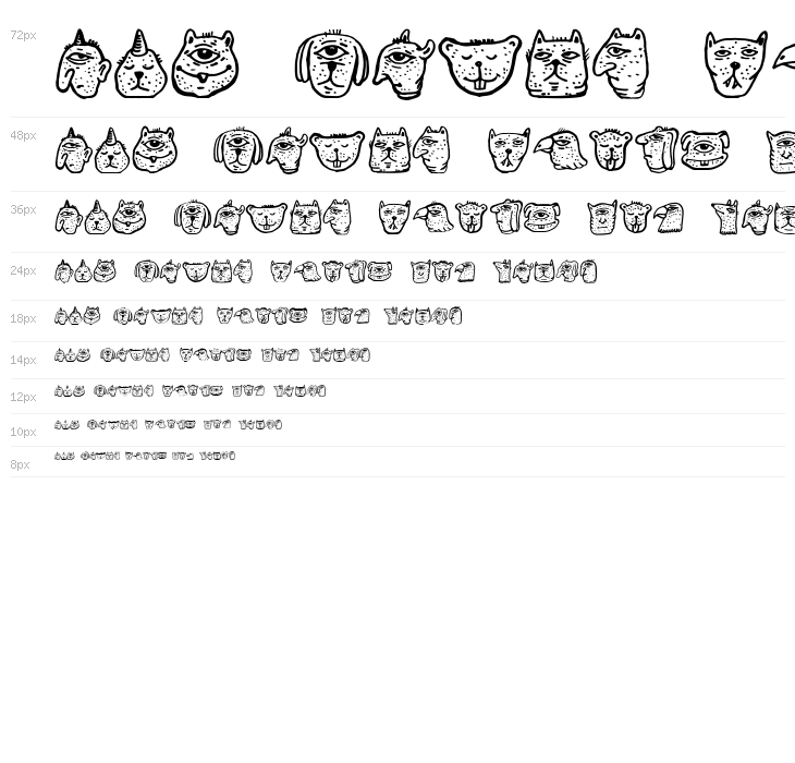 Menge Regular Waterfall