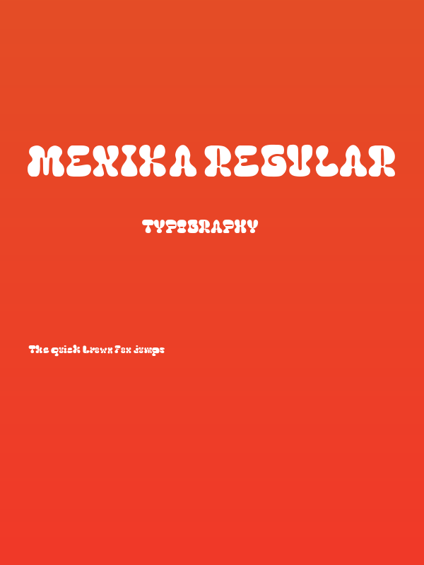 Menika Regular Poster