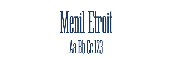 Menil Etroit