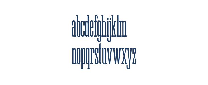 Menil Etroit Lowercase