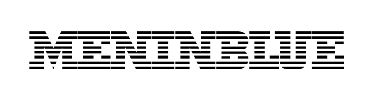 MeninBlue Font