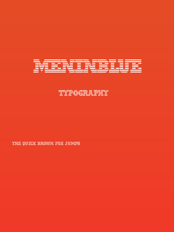 MeninBlue Poster
