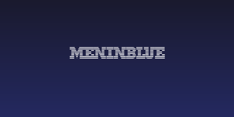 MeninBlue Social Header