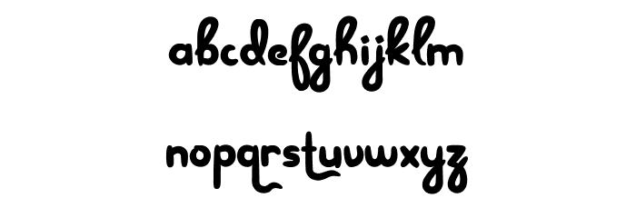 Menjelajah Halmahera Font LOWERCASE