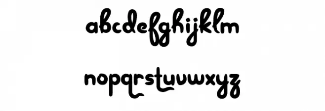 Menjelajah Halmahera 字体 小写
