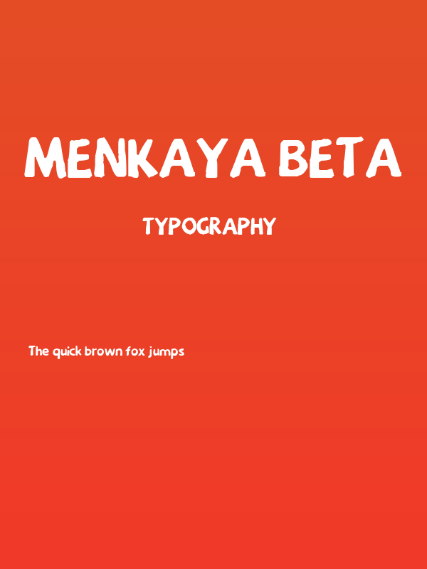Menkaya Beta Poster