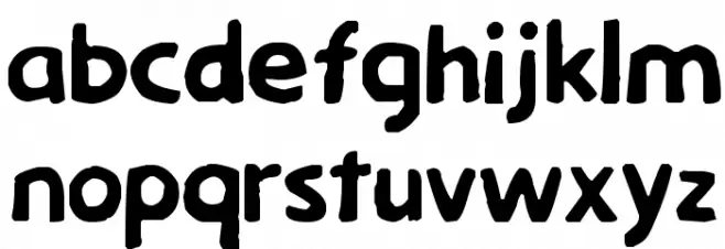 Menkaya Beta Schriftart Kleinbuchstaben