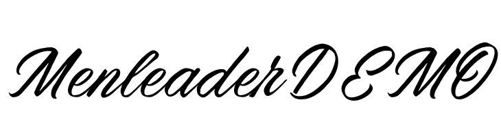 MenleaderDEMO  नि: शुल्क फ़ॉन्ट्स डाउनलोड