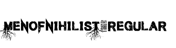 MenofNihilist-Regular  لخطوط تنزيل