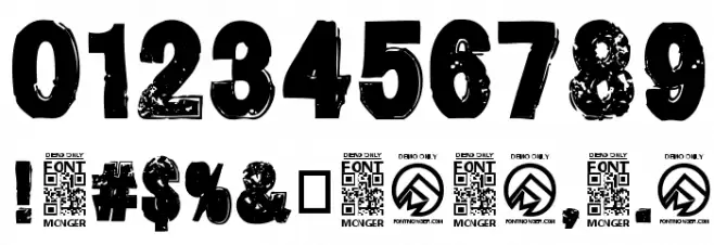 MenofNihilist-Regular Font OTHER CHARS