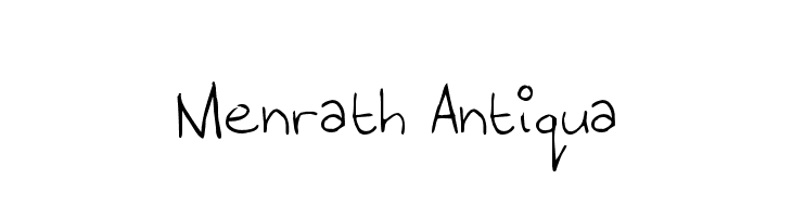 Menrath Antiqua Font