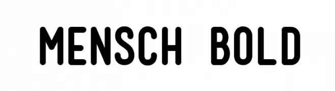 Mensch Bold  les polices de caractères gratuit tlcharger