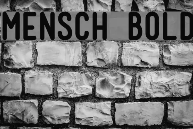 Mensch Bold Example 2