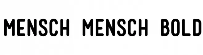 Mensch Mensch Bold  les polices de caractères gratuit tlcharger