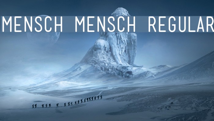 Mensch Mensch Regular フォント examples