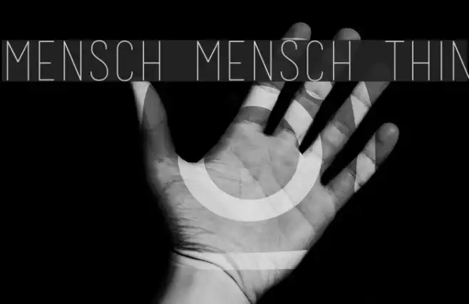 Mensch Mensch Thin Example 1