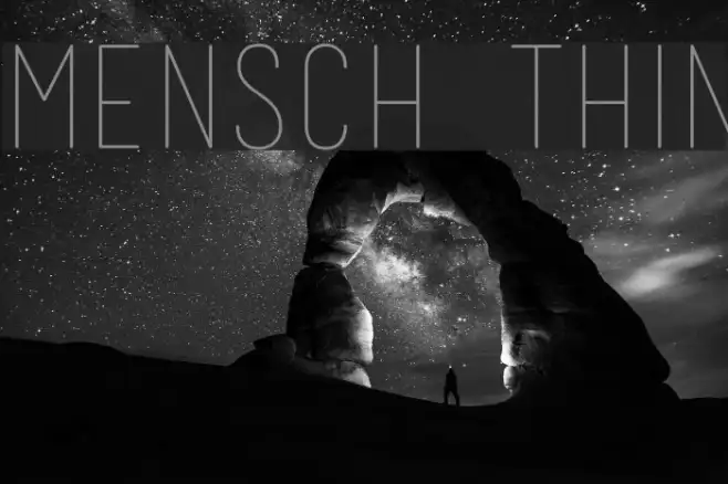 Mensch Thin Example 1