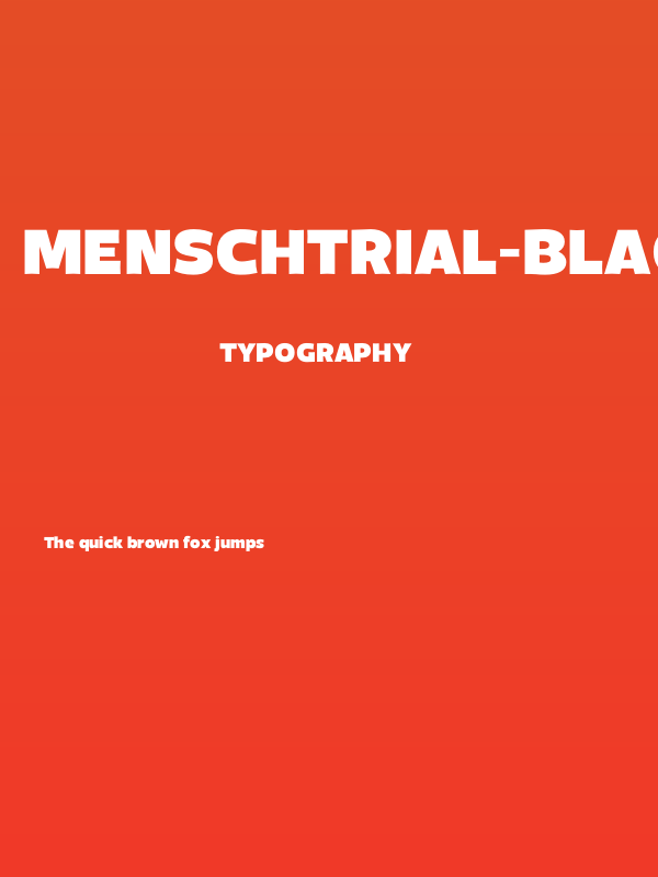 MenschTrial-Black Poster