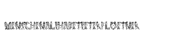 MenschenalphabetPeterFloetner1534  Free Fonts Download