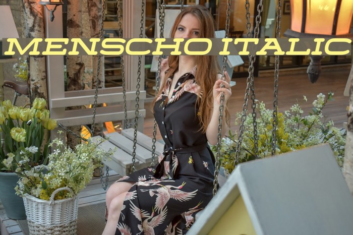Menscho Italic لخطوط تنزيل examples