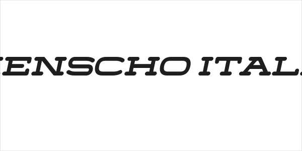 Menscho Italic Logo