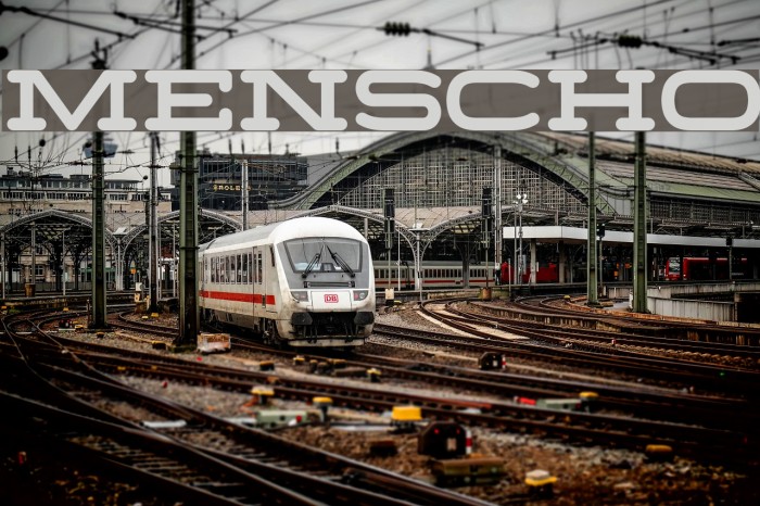 Menscho Font examples