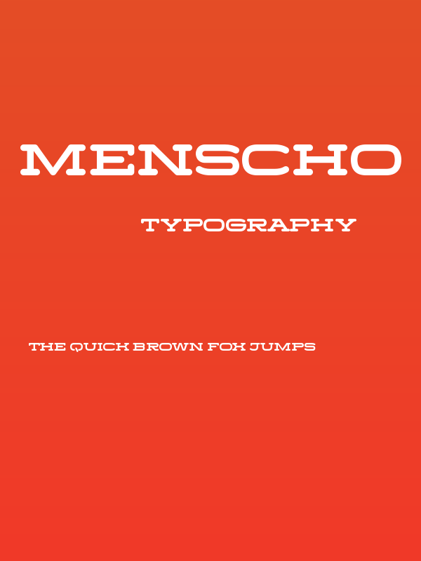 Menscho Poster