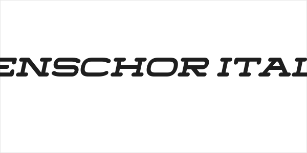 Menschor Italic Logo