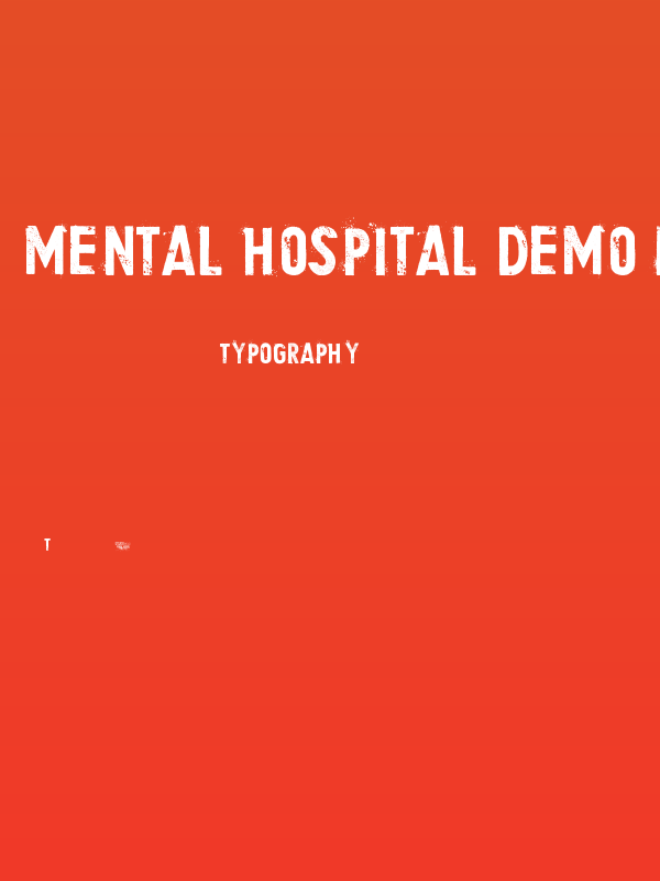 Mental Hospital DEMO by Marta v Poster