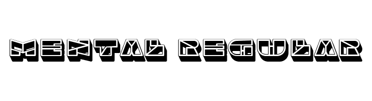 Mental Regular  font caratteri gratis