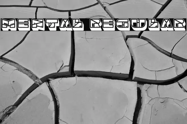 Mental Regular Font examples