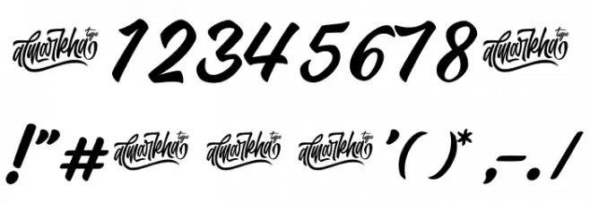 Mentality Font OTHER CHARS