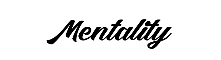Mentality  les polices de caractères gratuit tlcharger