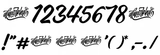 Mentality Font OTHER CHARS