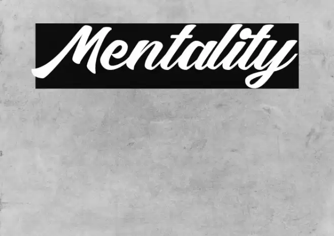 Mentality Font examples