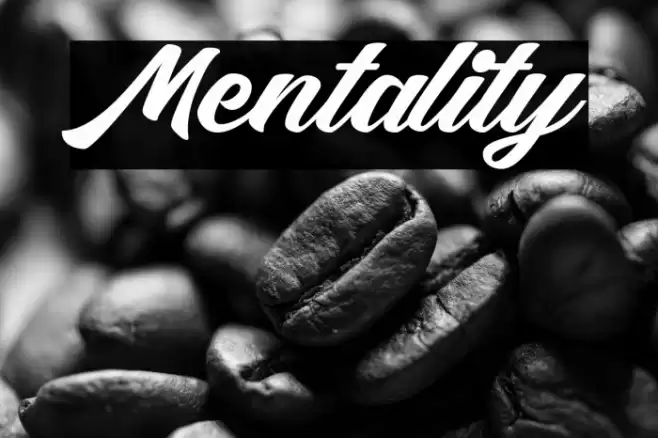 Mentality Font examples
