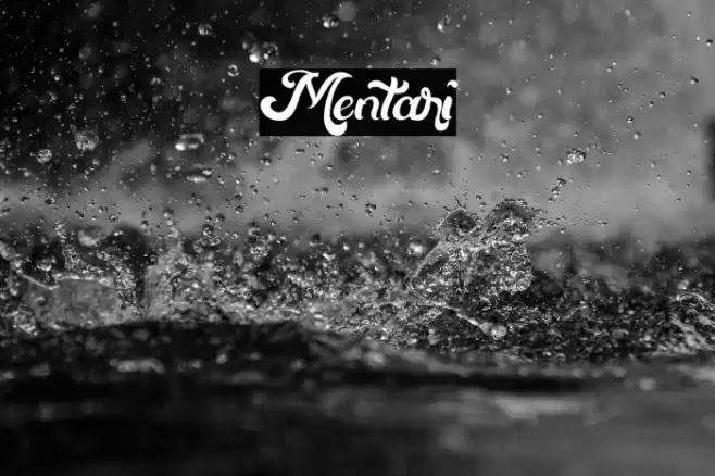 Mentari Font examples