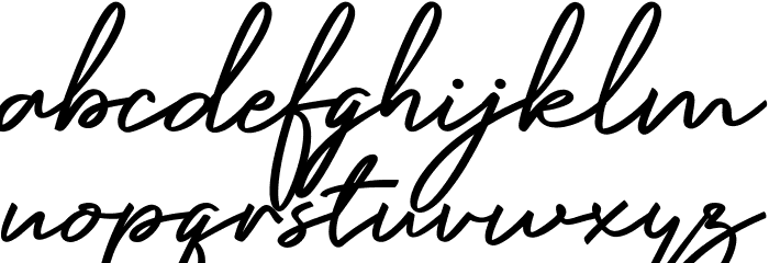 Mentawai Font LOWERCASE